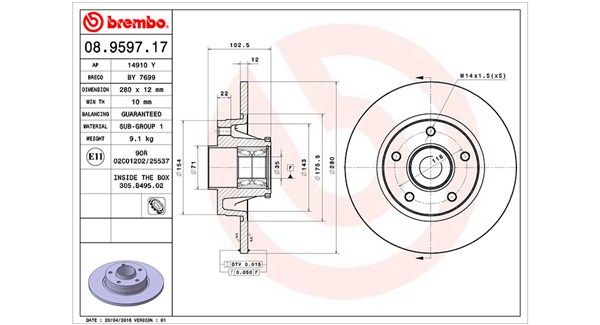 MAGNETI MARELLI Piduriketas 360406057400